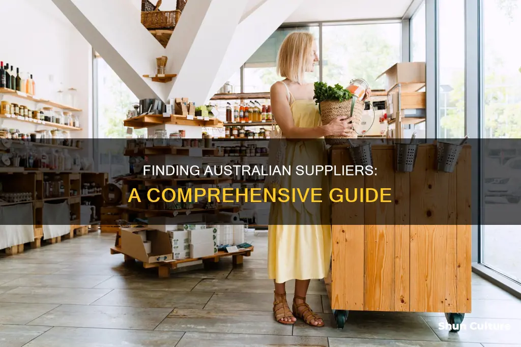 how to find suppliers in australia