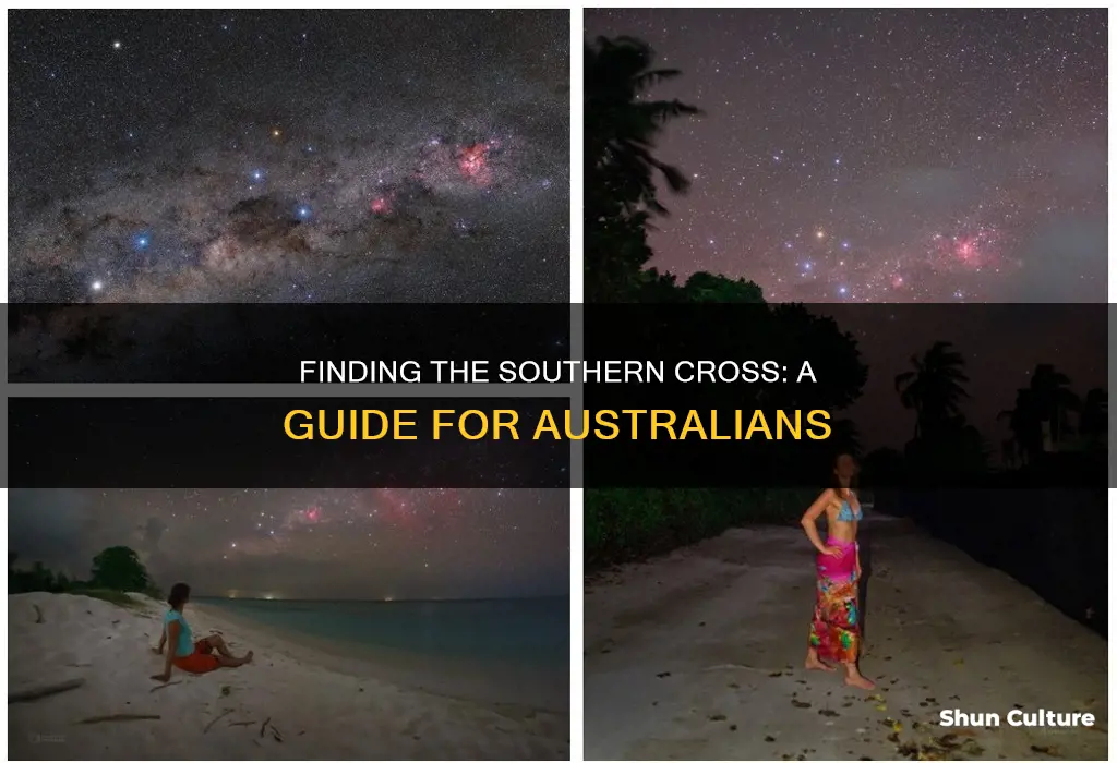 how to find the southern cross constellation in australia