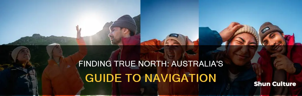 how to find true north in australia