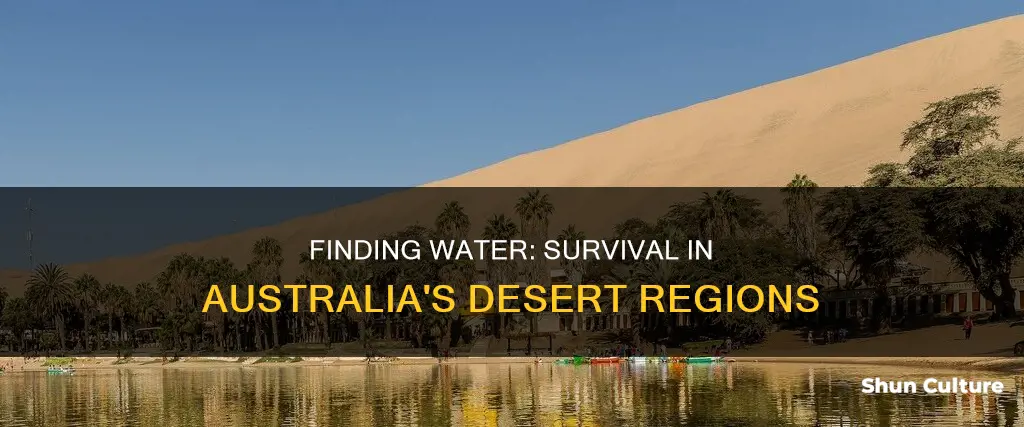how to find water in the australian desert
