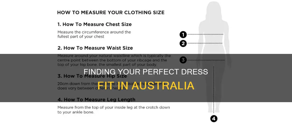 how to find your dress size australia