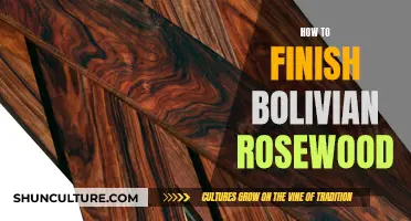 Finishing Bolivian Rosewood: Techniques for a Smooth Finish