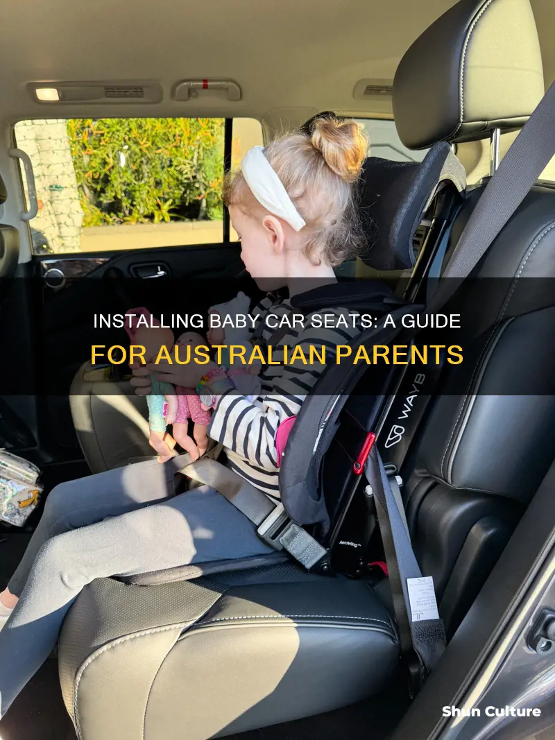 how to fit a baby car seat australia