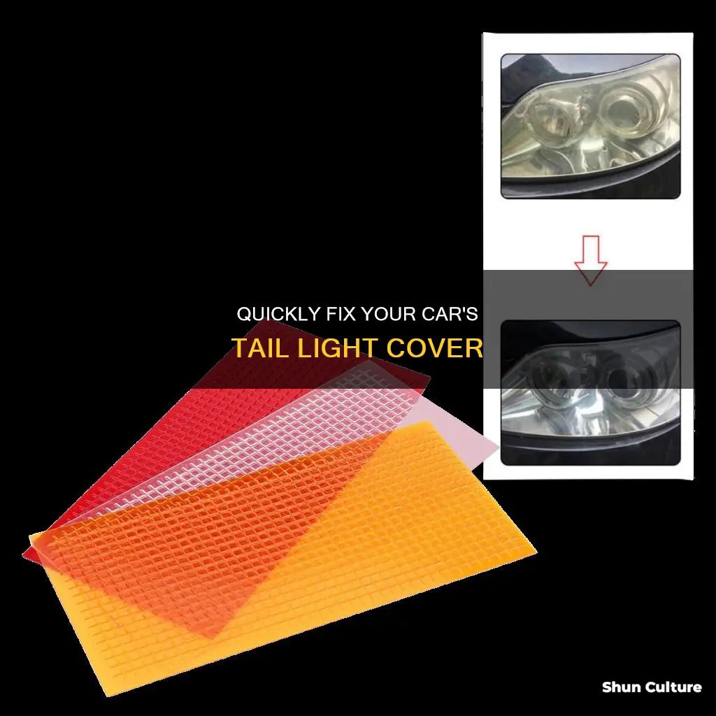 how to fix tail light cover on car australia