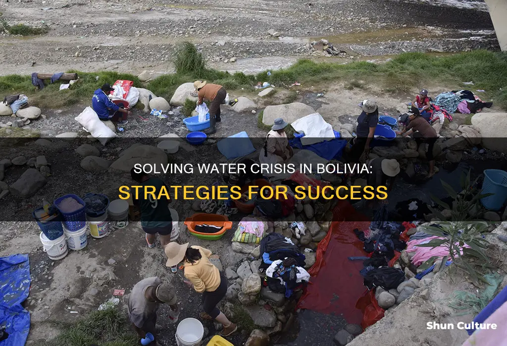 how to fix the water problem in bolivia