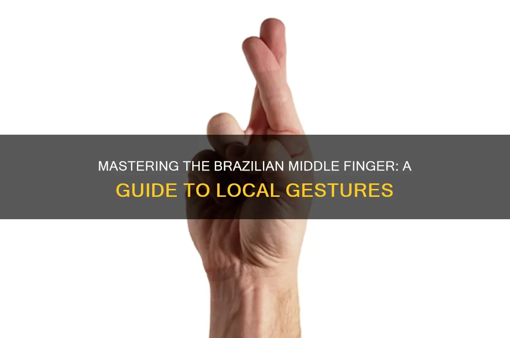 how to flip someone off in brazil