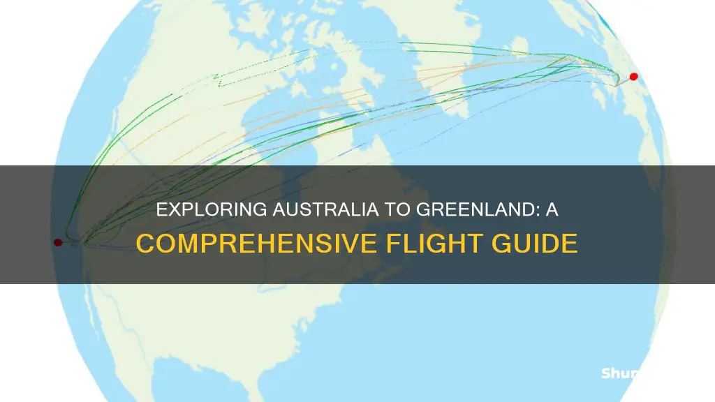 how to fly from australia to greenland