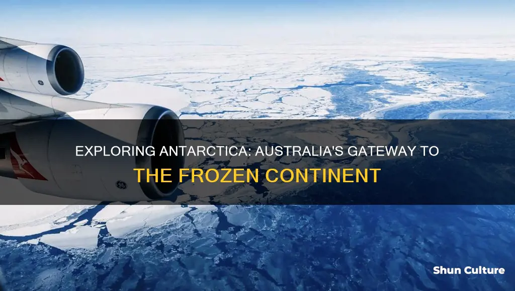 how to fly to antarctica from australia