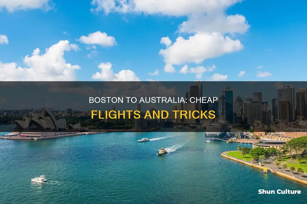 how to fly to australia from boston cheap