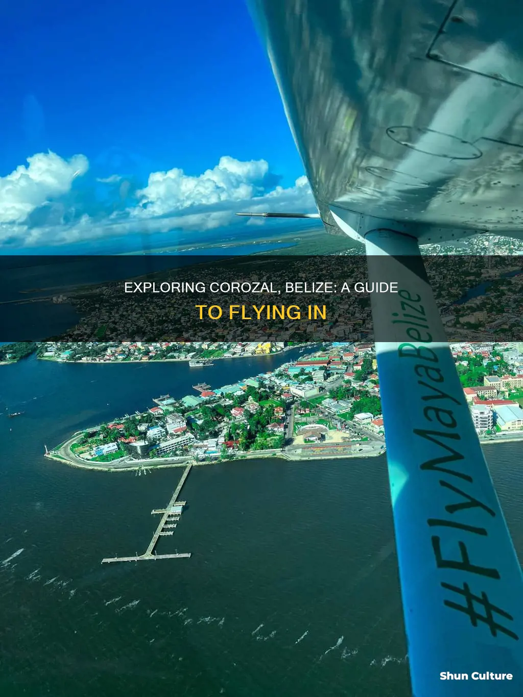 how to fly to corozal belize