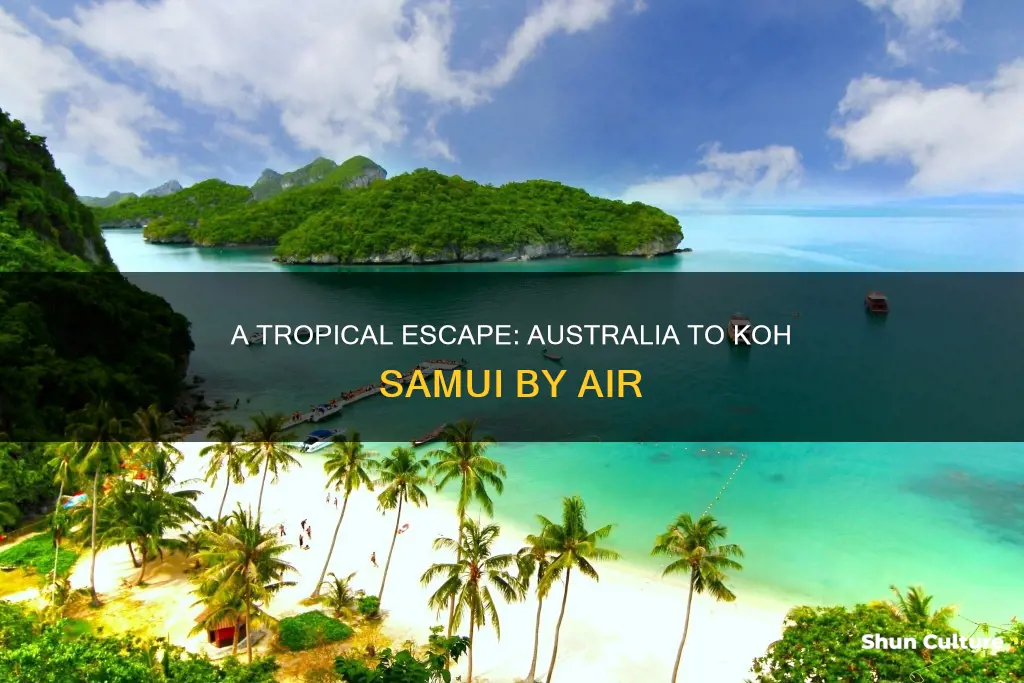 how to fly to koh samui from australia