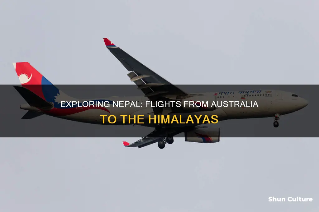 how to fly to nepal from australia