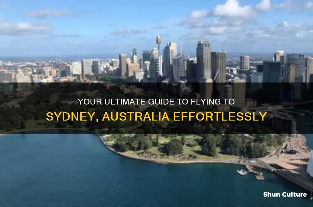 how to fly to sydney australia