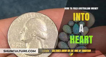 Folding Cash: Heart-Shaped Aussie Style