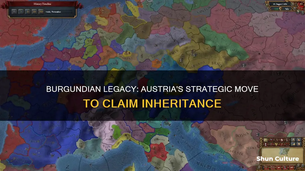 how to force burgundian inheritance as austria