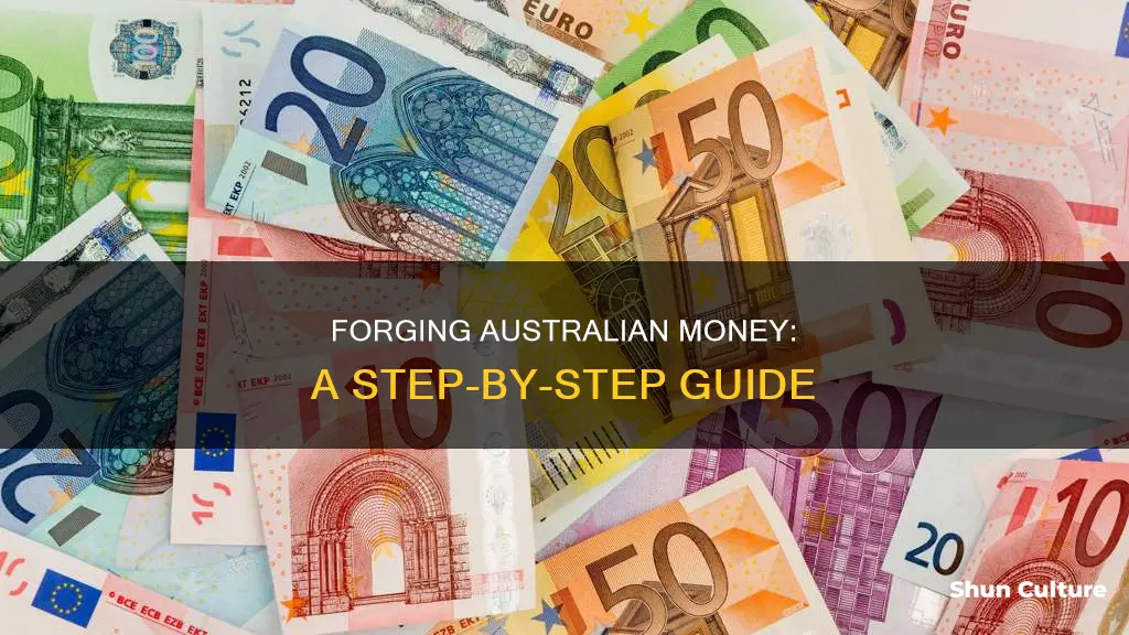 how to forge australian money