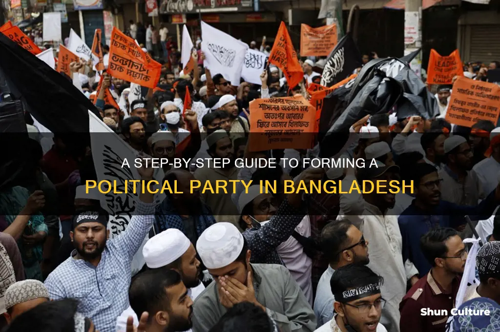 how to form a political party in bangladesh
