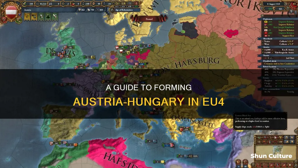 how to form austria hungary eu4