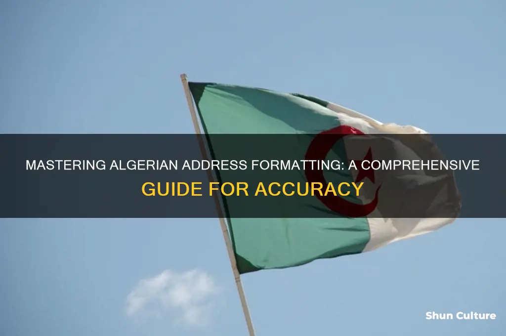 how to format an address in algeria