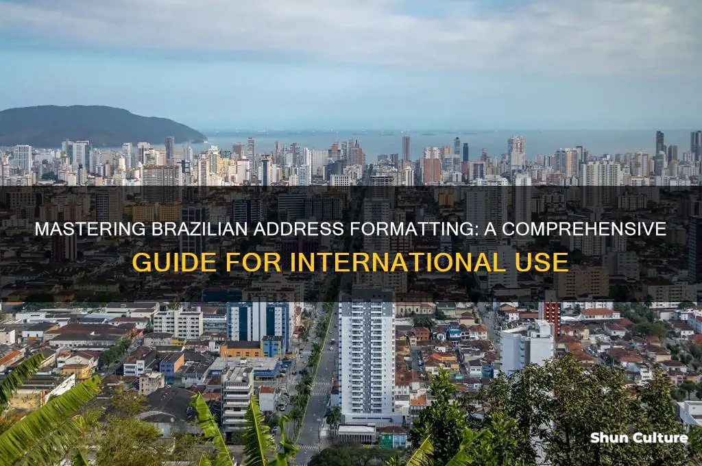 how to format brazil address