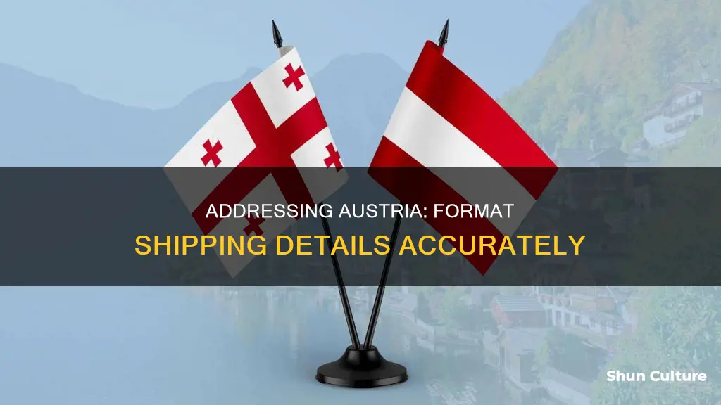 how to format shipping address austria