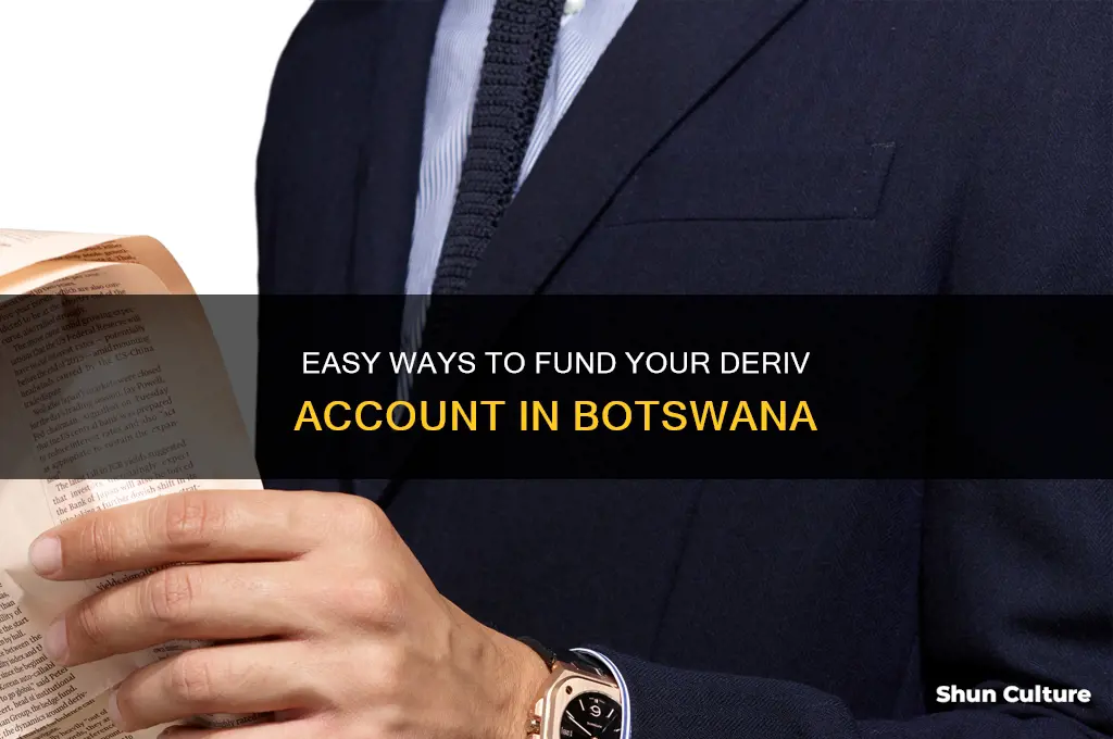how to fund deriv account in botswana