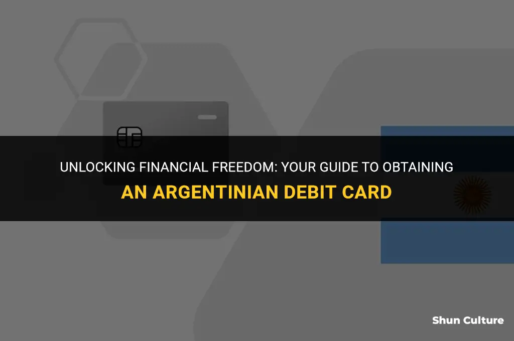 how to get a argentina debit card
