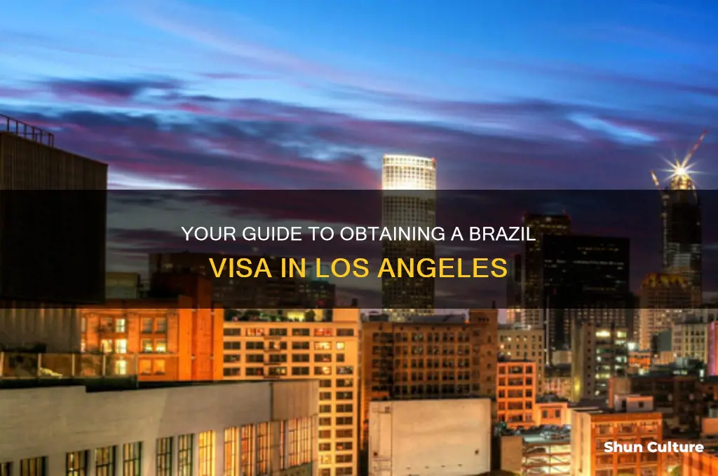 how to get a brazil visa in los angeles