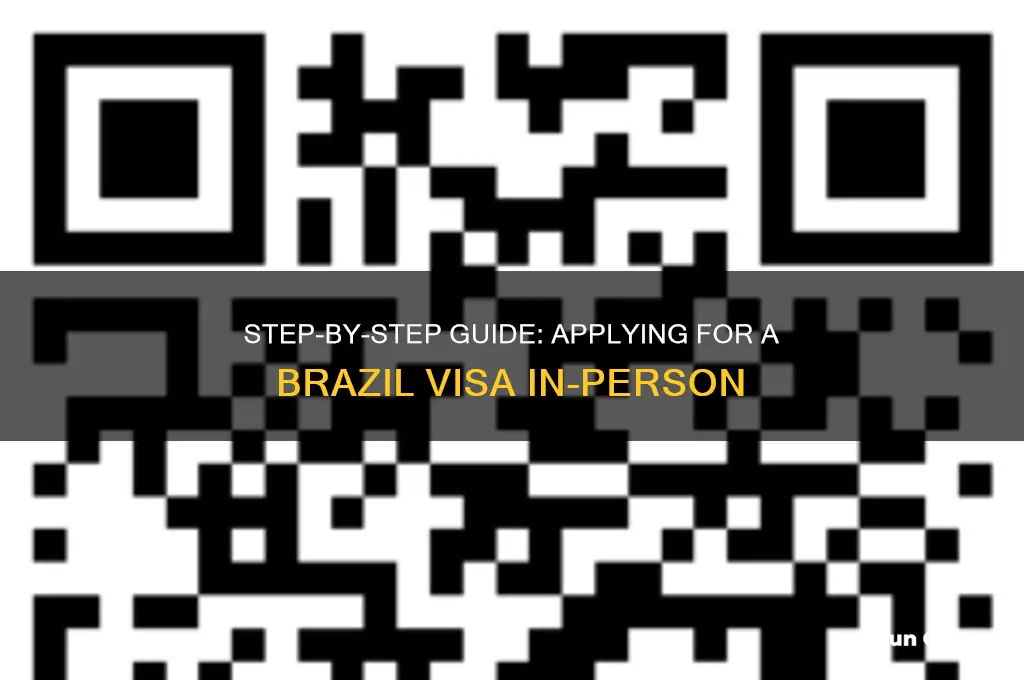 how to get a brazil visa in person