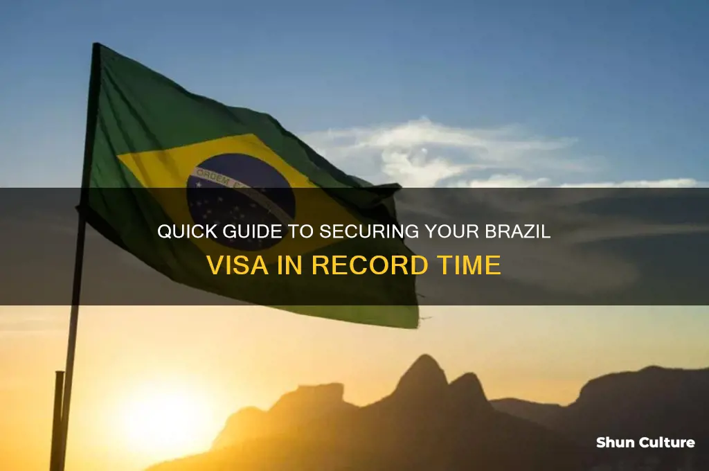 how to get a brazil visa quickly
