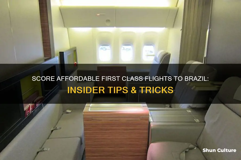 how to get a cheap first class flight to brazil