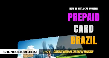 Get Your CPF Number Prepaid Card in Brazil: A Step-by-Step Guide