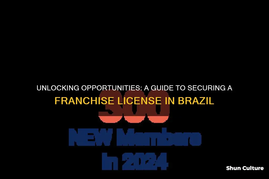 how to get a franchise license in brazil