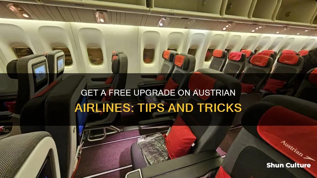 how to get a free upgrade on austrian airlines