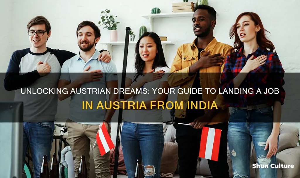 how to get a job in austria from india