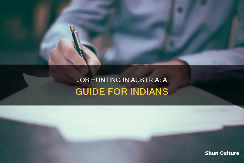 how to get a job in austria from india