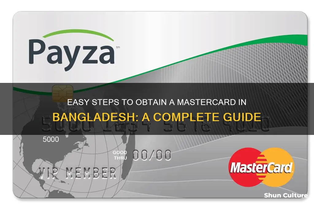 how to get a mastercard in bangladesh