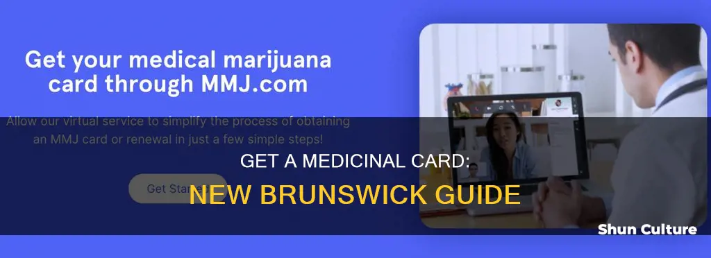 how to get a medicinal card in new brunswick