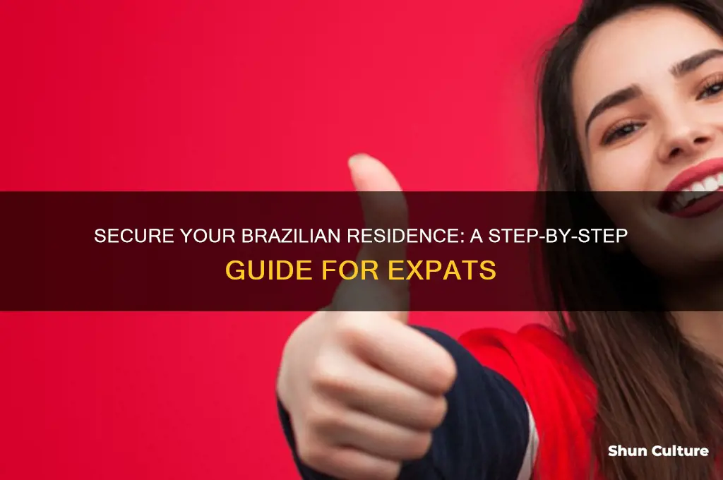 how to get a residence in brazil