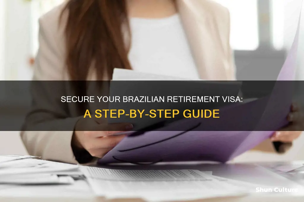 how to get a retirement visa in brazil