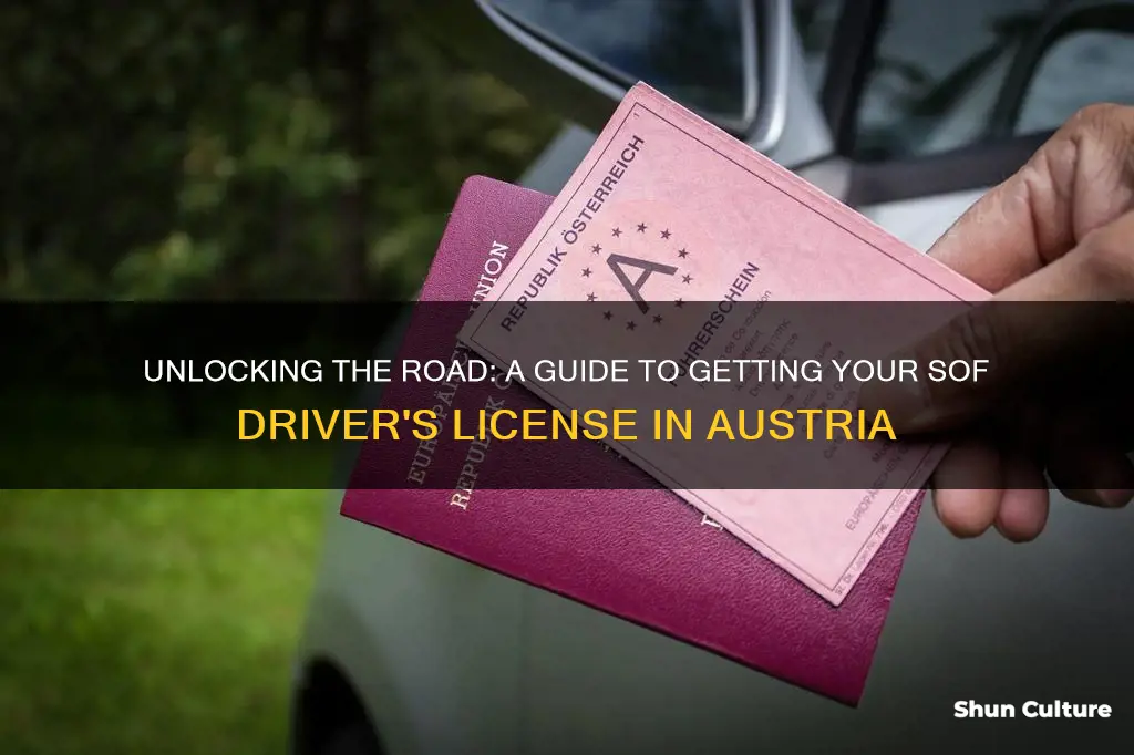 how to get a sof drivers license in austria