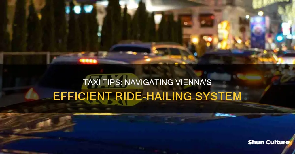 how to get a taxi in vienna austria