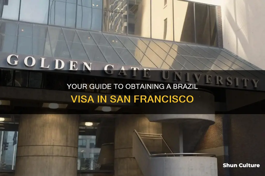 how to get a visa for brazil in san francisco