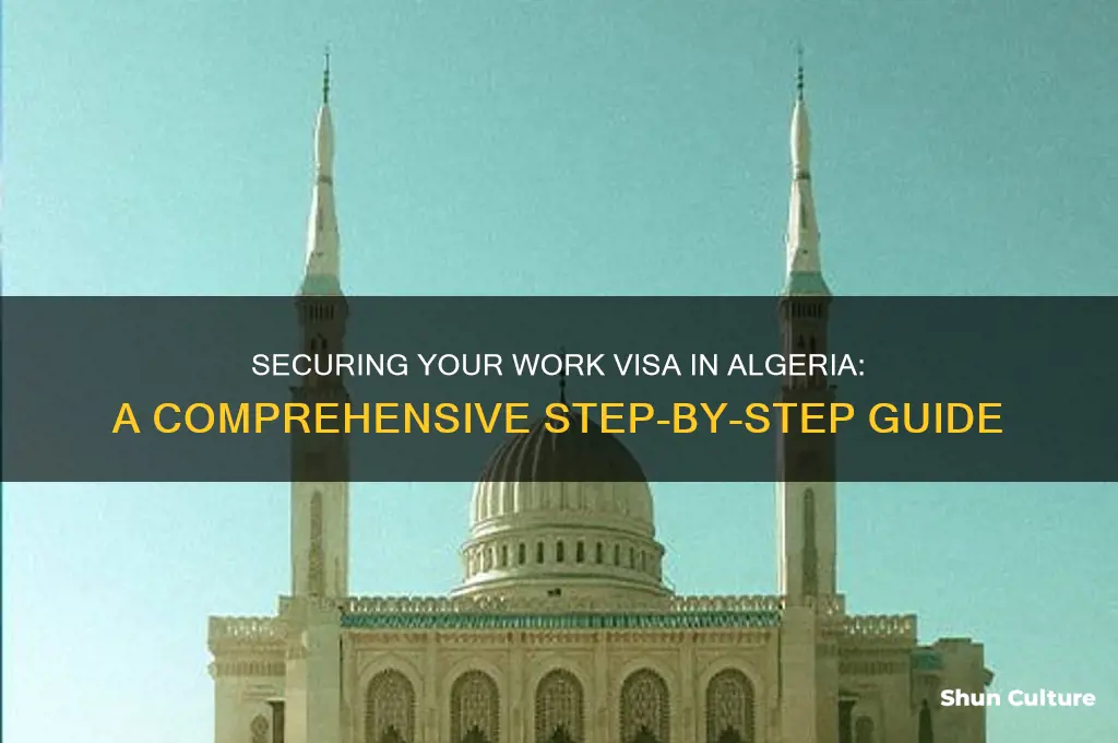 how to get a work visa algeria