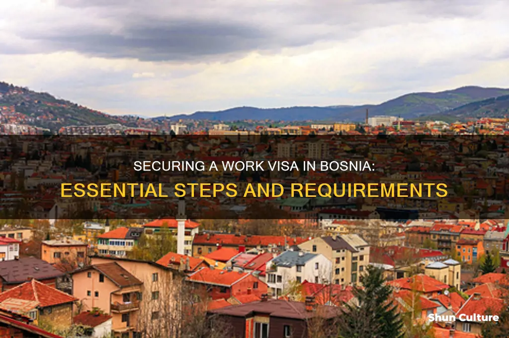 how to get a work visa bosnia