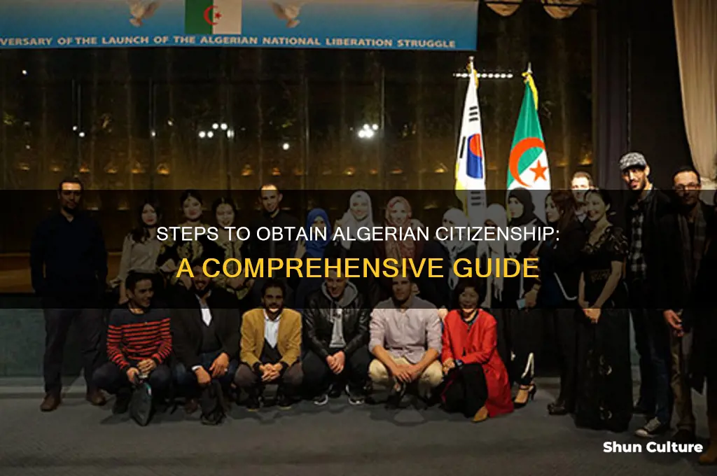 how to get algerian citizenship