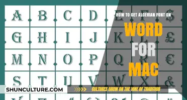 Install Algerian Font on Mac Word: A Step-by-Step Guide