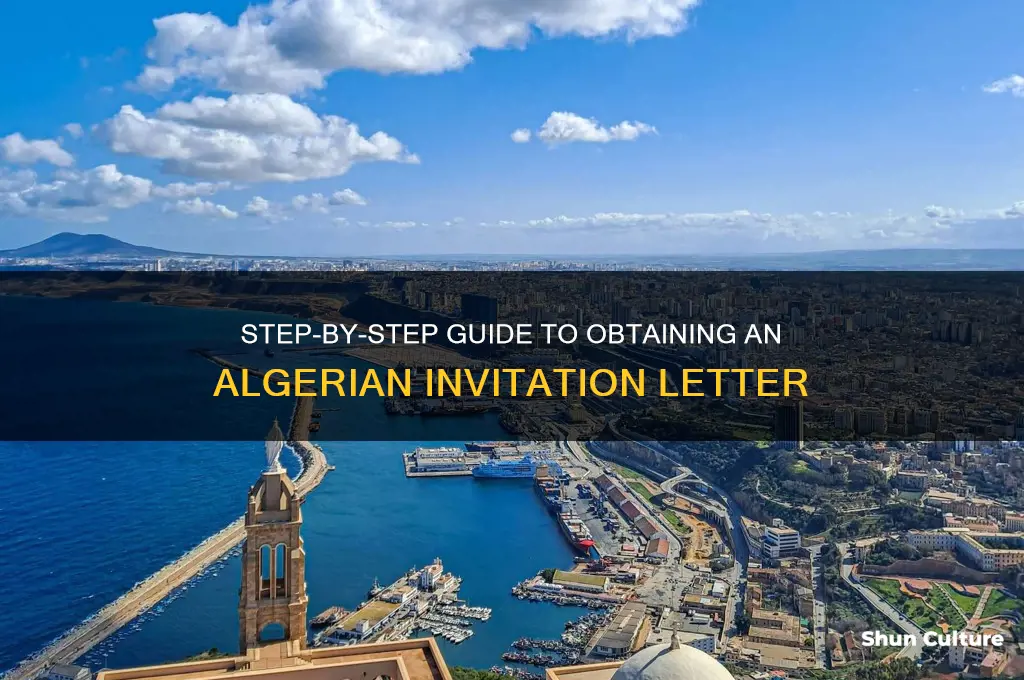 how to get algerian invitation letter