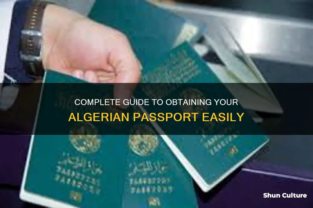 how to get algerian passport
