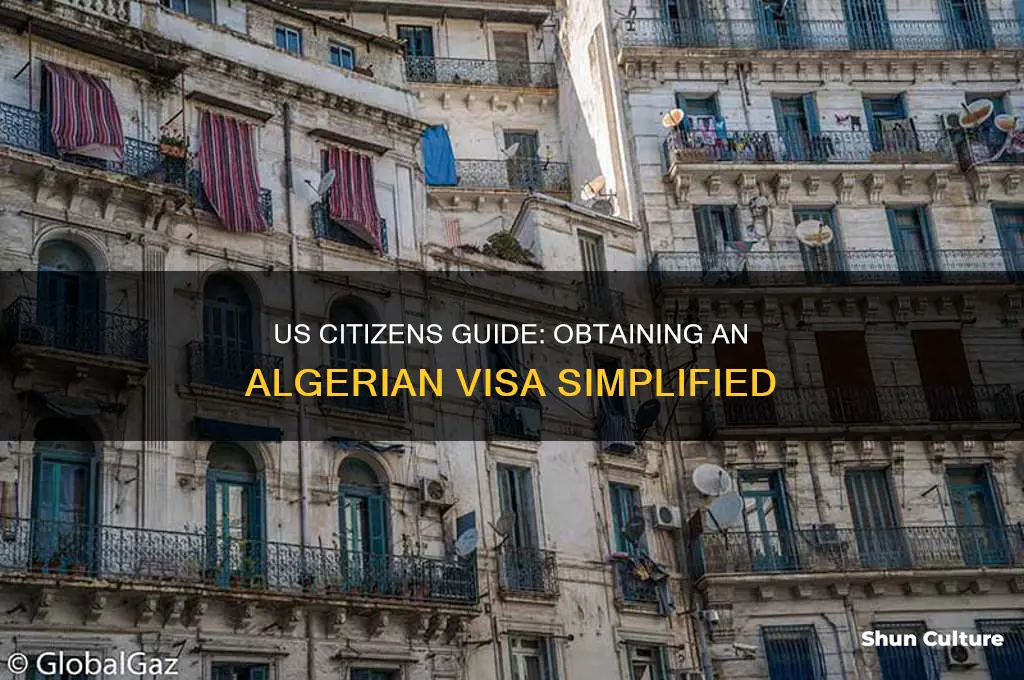how to get an algerian visa as a us citizen